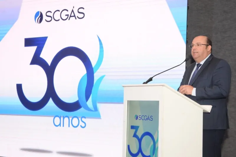 SCGÁS celebra 30 anos e vai investir na interiorização