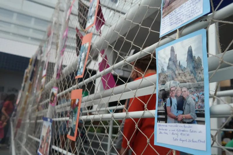 Atividades realizadas na Escola SESI em Criciúma. Foto: Georgia Gava