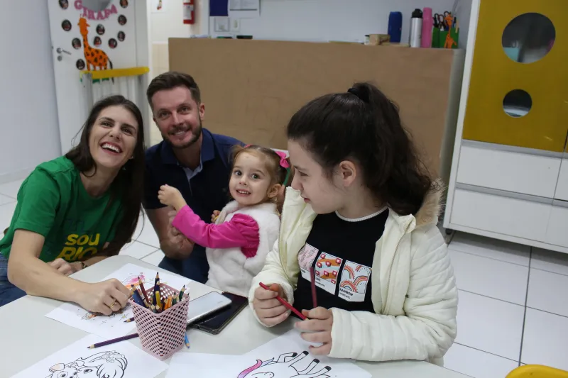 Famílias participam das atividades em edições anteriores em Rio do Sul. Foto: Debora Claudio