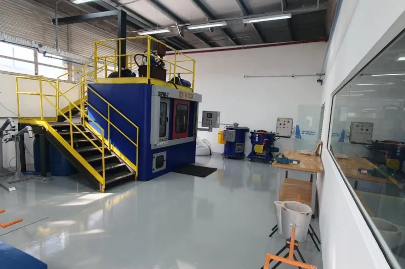 Laboratório no SENAI Norte. Foto: Divulgação