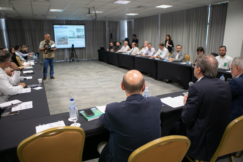 Reunião na FIESC com armadores apontou desafios para portos catarinenses. (foto: Filipe Scotti)