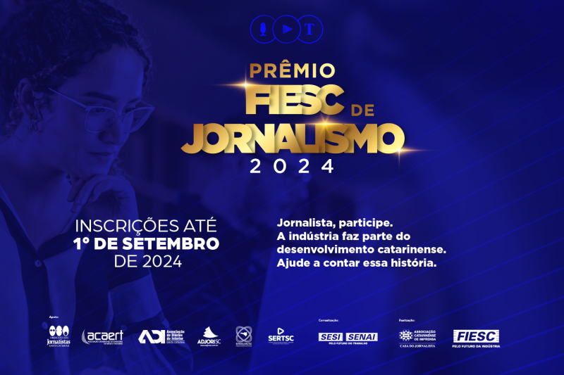 FIESC abre inscrições para Prêmio de Jornalismo 2024