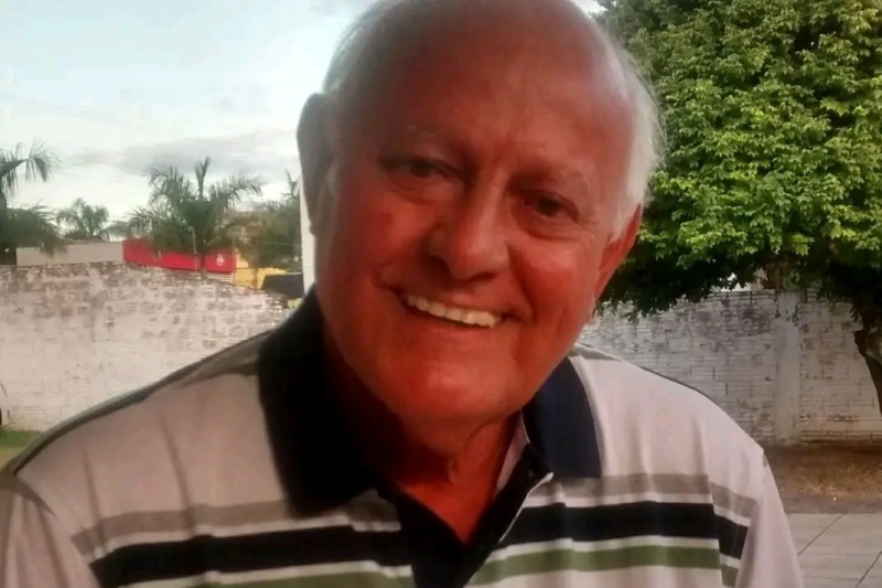 Empresário Aldo Apolinário João era atuante na comunidade e presidia o Rotary Clube Araranguá. (foto: Acervo Pessoal)