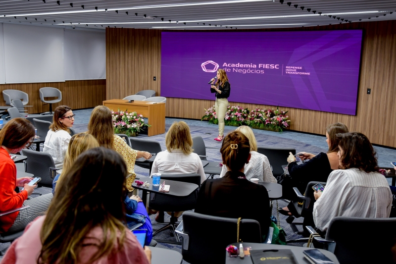 Academia FIESC de Negócios realiza formações exclusivas para mulheres. Foto: Elis Pereira