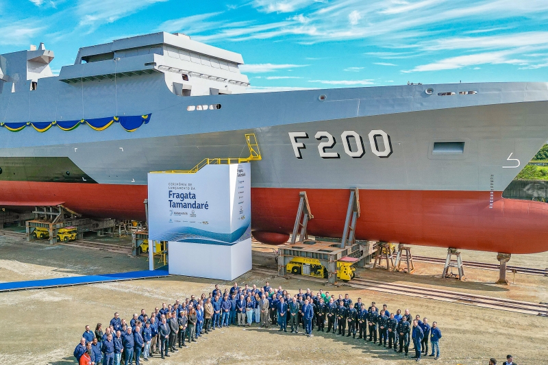 Navios são dotados de convoo, hangar para helicóptero, radares, sensores e armamentos de última geração (foto: Ricardo Stuckert/Presidência da República)