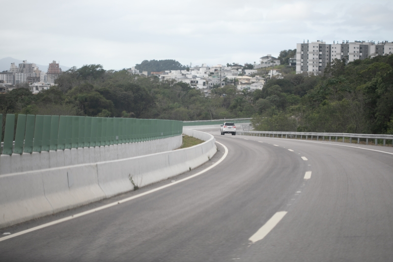 FIESC percorre contorno viário. (Foto: Filipe Scotti)