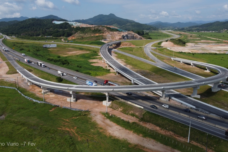 Obras de arte especiais e tecnologia nos túneis não deixam nada a desejar em relação às melhores rodovias do mundo. (Foto: Ricardo Saporiti)