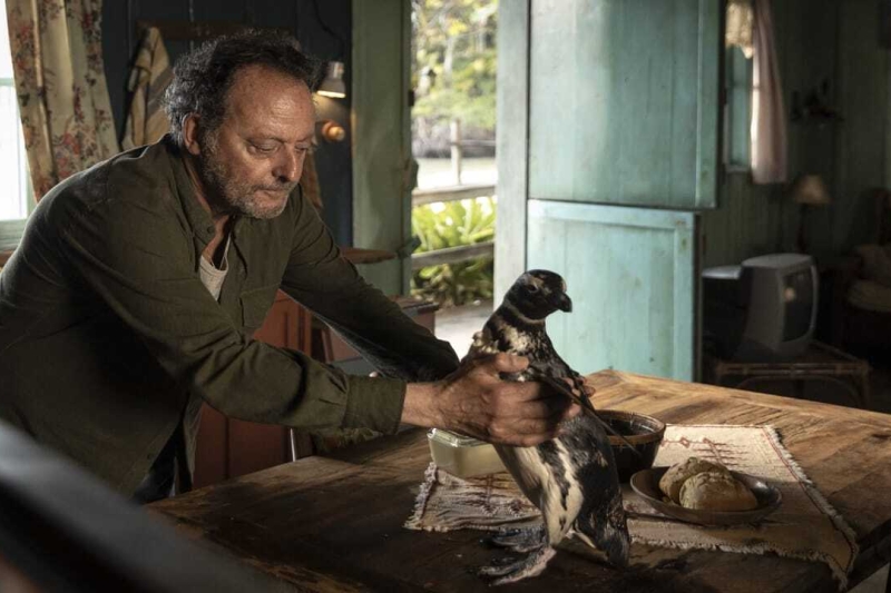 Meu Amigo Pinguim retrata a história real de um pescador brasileiro e um pinguim (Reprodução)