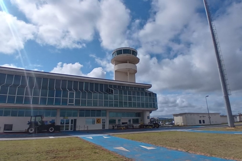 Terminal de Passageiros do Aeroporto de Jaguaruna. Foto: Divulgação/SPAF