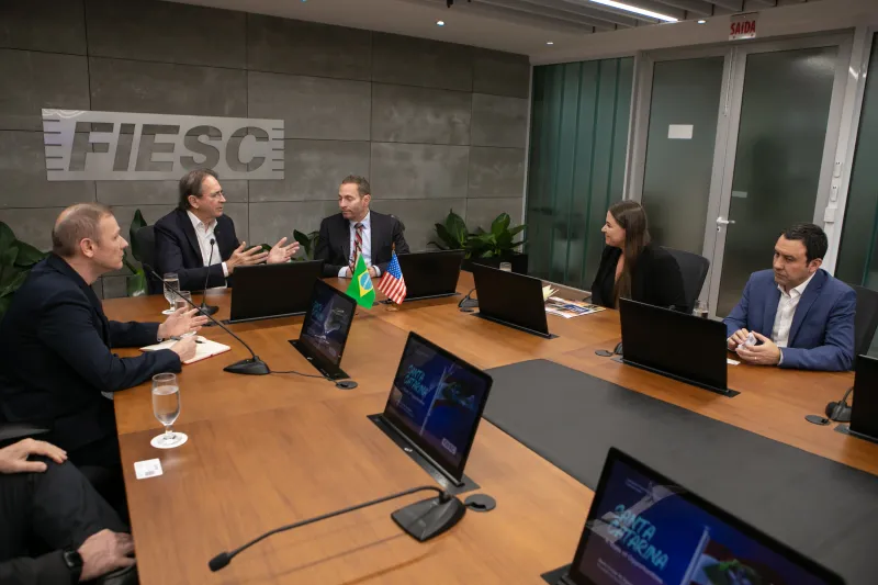 SC quer ampliar negócios com os Estados Unidos