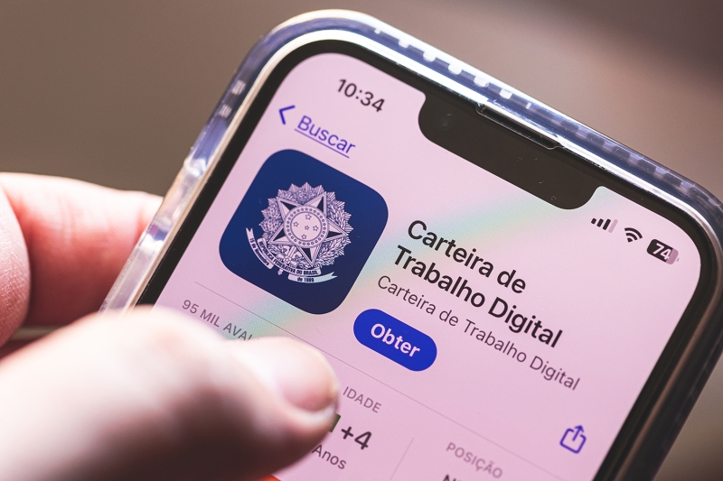 Carteira de Trabalho Digital. Foto: AdobeStock