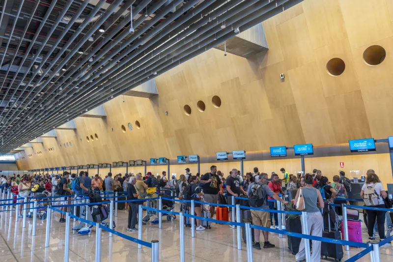 Movimento de passageiros internacionais aumentou 77% (Ricardo Wolffenbuttel)