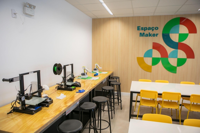 Espaço maker é um ambiente com educação fundamentada no fazer (Divulgação)