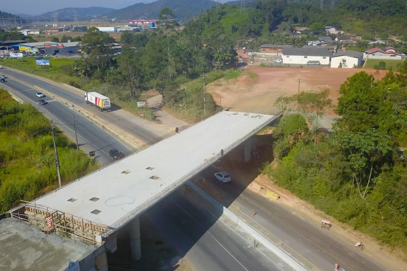 Rodovias são fundamentais para a competitividade catarinense. (Foto: Ricardo Saporiti)