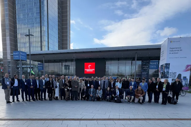 Comitiva em Hannover conhece inovações industriais. Foto: Divulgação