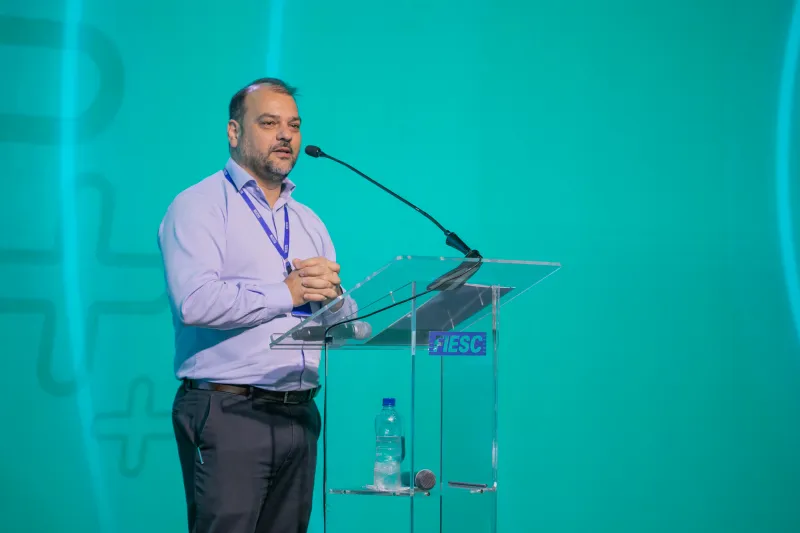 Rafael Comini Barcelos deu as boas-vindas aos participantes (Filipe Scotti)