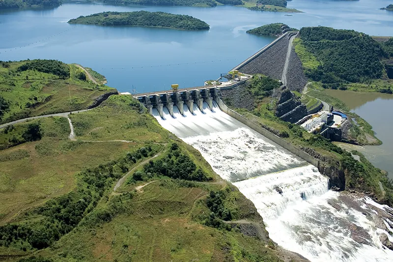 Usina hidrelétrica Machadinho - Foto: Divulgação