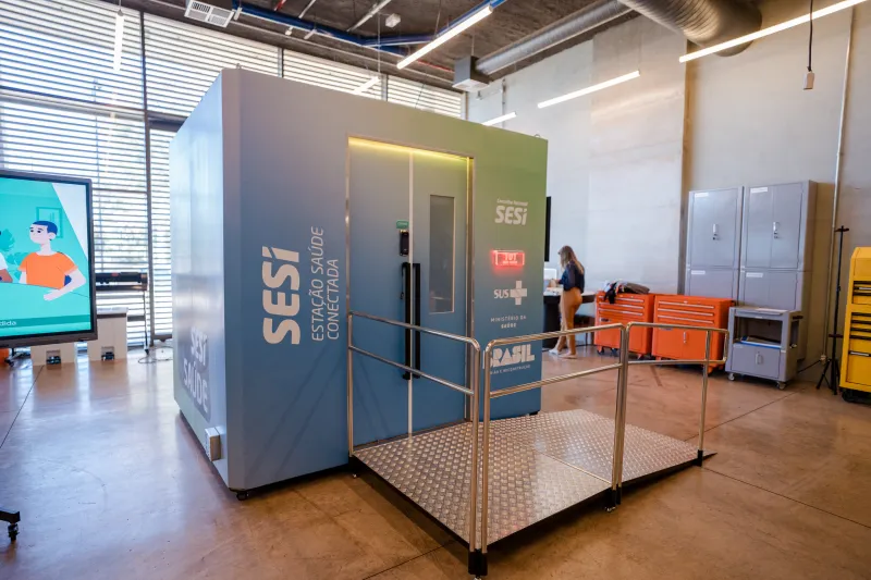 Cabine pode ser instalada em empresas para facilitar atendimentos (Fotos: Isis Aisha)