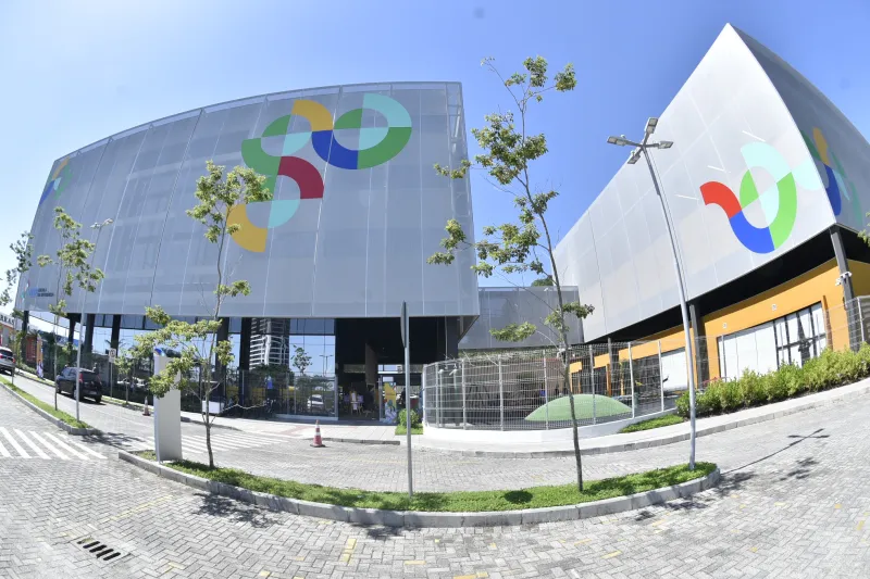 Escola de Itajaí fica no bairro Ressacada; foi inaugurada em 2022 (Fabrício de Almeida)