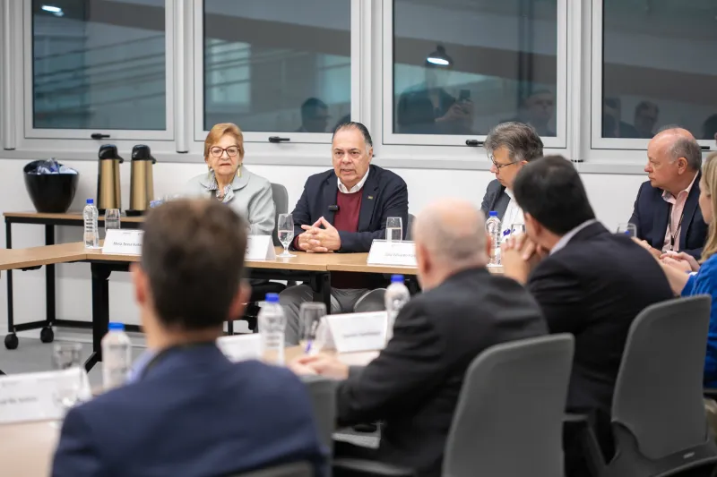 Gilberto Seleme, presidente da FIESC, fez a abertura do encontro (Filipe Scotti)