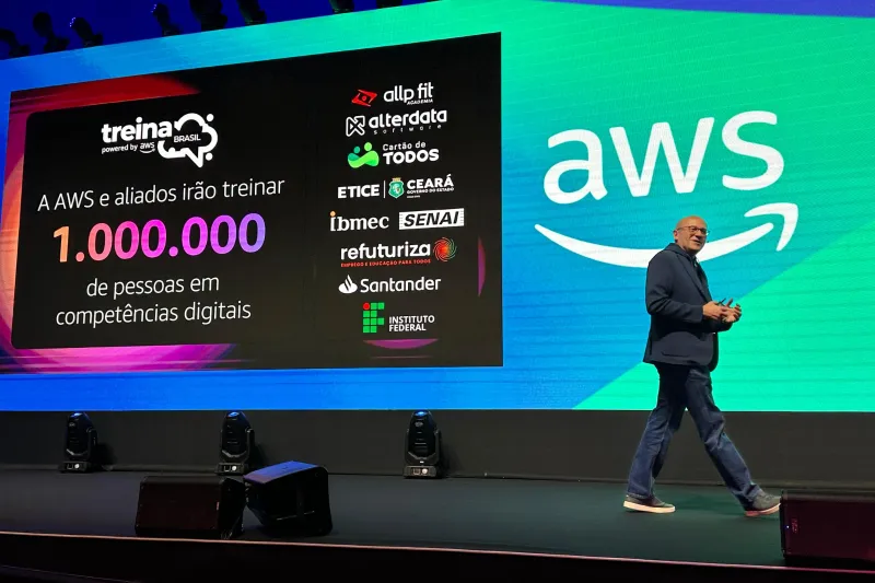 Anúncio da parceria foi realizado nesta quarta-feira, dia 13, em São Paulo, durante o AWS Summit