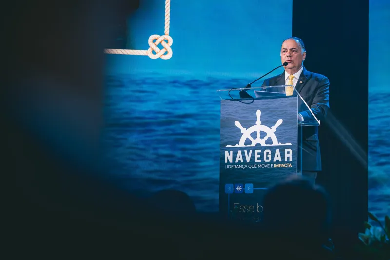 Gilberto Seleme recebeu líderes de todas as regiões do estado ligados aos serviços prestados pelas entidades da FIESC. Foto: Somensi Fotografia