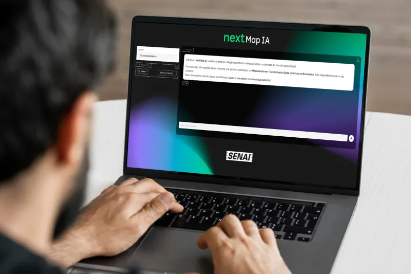 Participantes vão conhecer a Next Map IA, ferramenta desenvolvida pelo SENAI