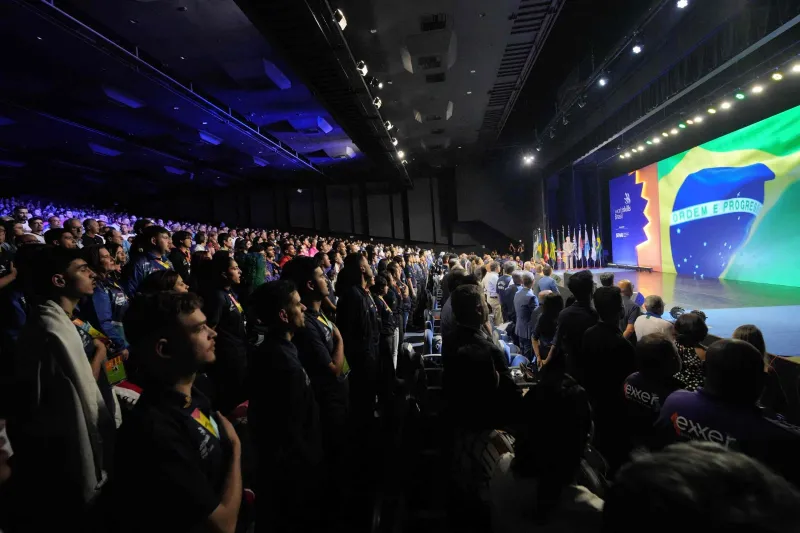 Etapa final da WorldSkills Brasil 2025 segue até sábado, dia 27. Crédito: JP Rodrigues / SENAI