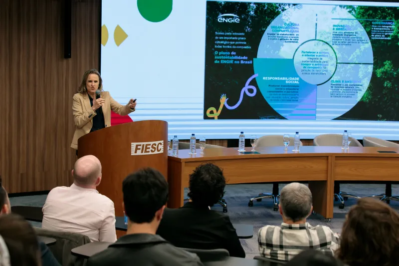 Luciane Pedro destacou políticas da ENGIE para aporte (Victor Vec/ MinC)