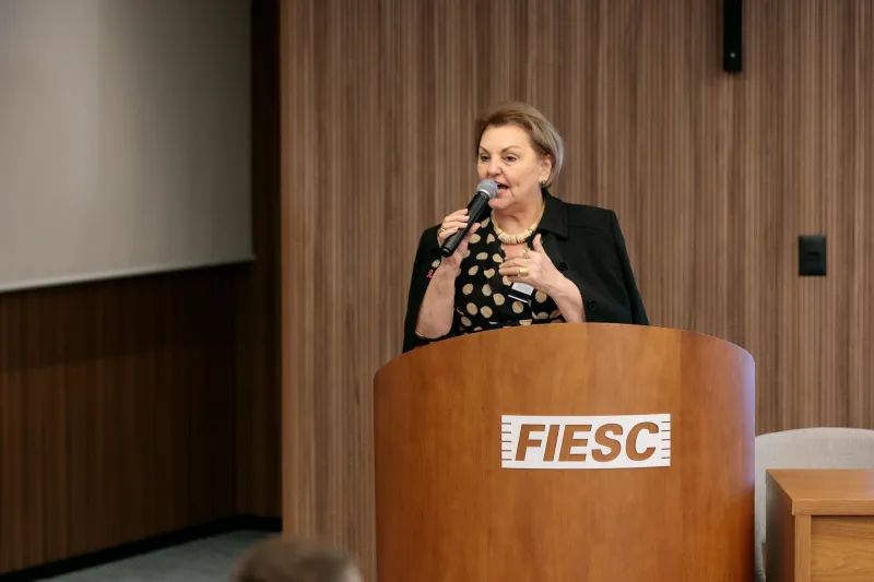 Maria Debatin falou sobre o Programa de Incentivo à Cultura de SC (Victor Vec/ MinC)