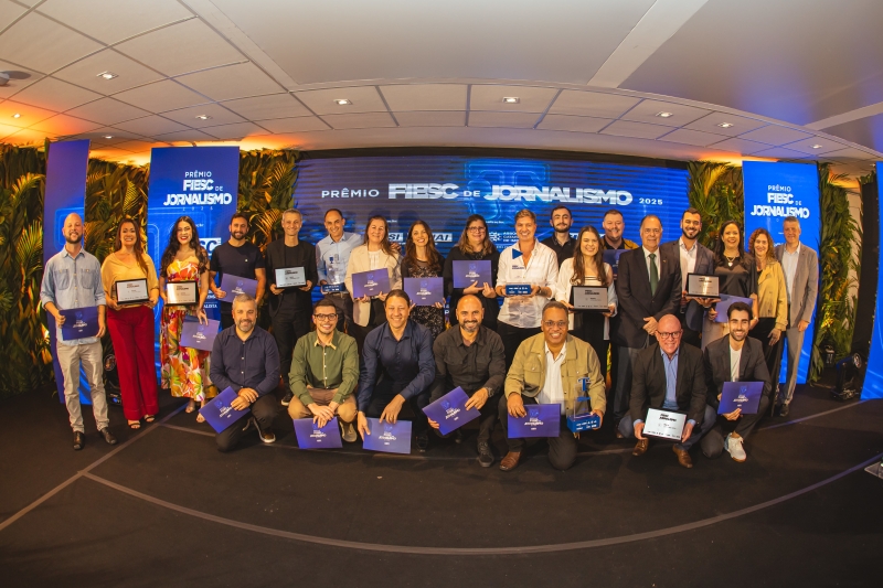 Conheça os vencedores do Prêmio FIESC de Jornalismo 2025