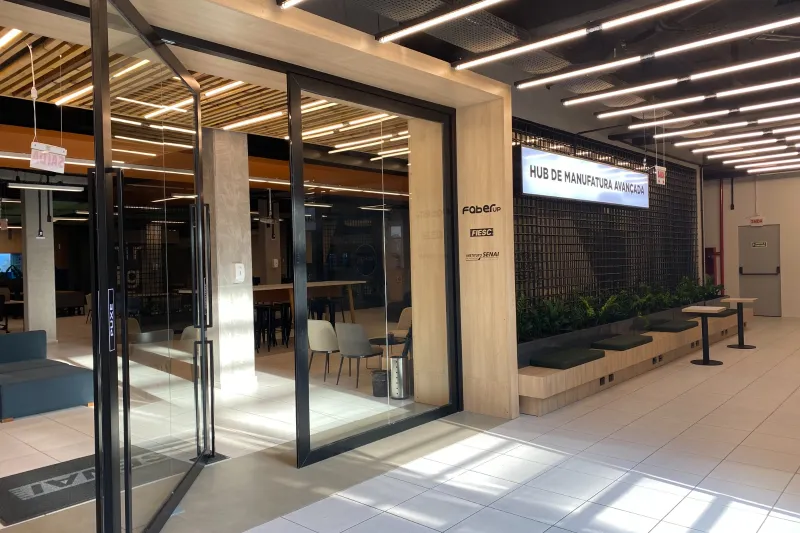 Cyklo se integrada ao Habitat de Manufatura Avançada, em Joinville. Foto: Divulgação/SENAI