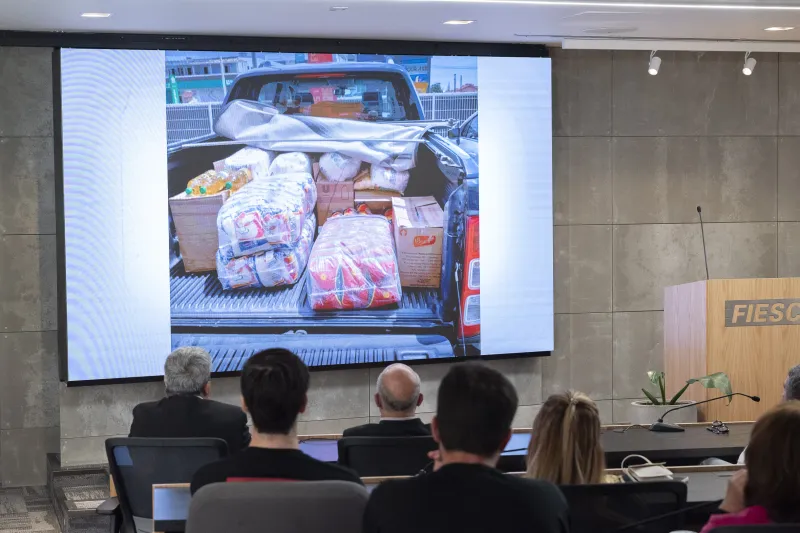 Em outubro, na FIESC, evento marcou quatros anos de fundação do BASC (Fabrício de Almeida)