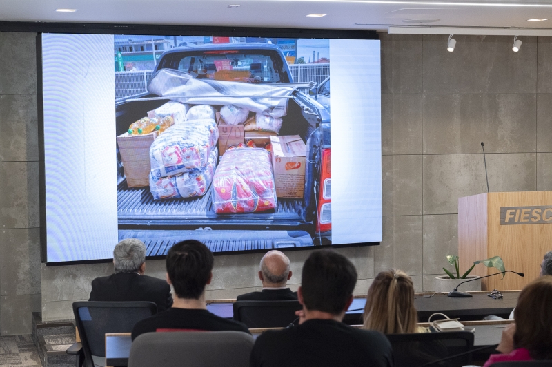 Em outubro, na FIESC, evento marcou quatros anos de fundação do BASC (Fabrício de Almeida)