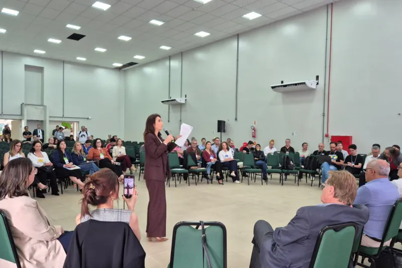 Federação apresenta propostas dos empregadores na etapa estadual da Conferência Nacional do Trabalho. (foto: Elisabete Francio)