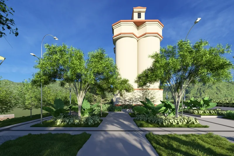 Projeto prevê espaço multiuso, praça e lounge, além da valorização do caminho dos trilhos.