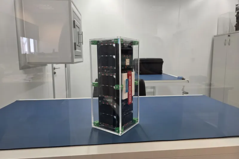 Catarina A-2 foi aprovado em testes de aceitação realizados no INPE. Foto: Nathalia Barros