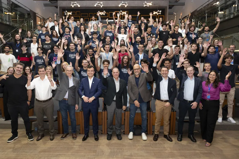 Encontro reuniu líderes das duas entidades e estudantes (Fabrício de Almeida)