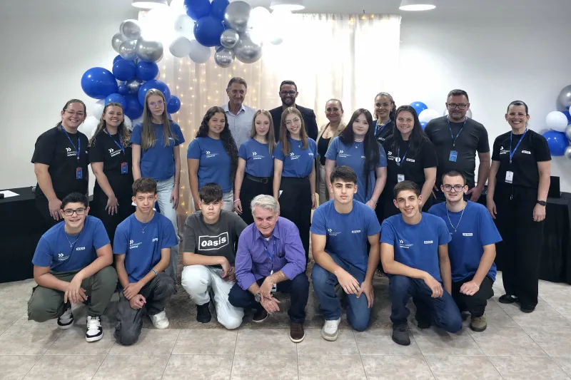 A formatura dos jovens aprendizes foi realizada pelo SENAI Alto Vale, em Taió, no dia 20 de março.  (Foto: Pedro Gabriel Campos de Oliveira)