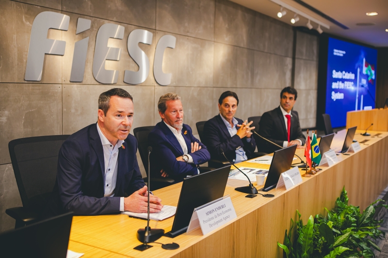 Simon Enderli, presidente da Agência de Desenvolvimento Econômico de Berna. Foto: Filipe Scotti.