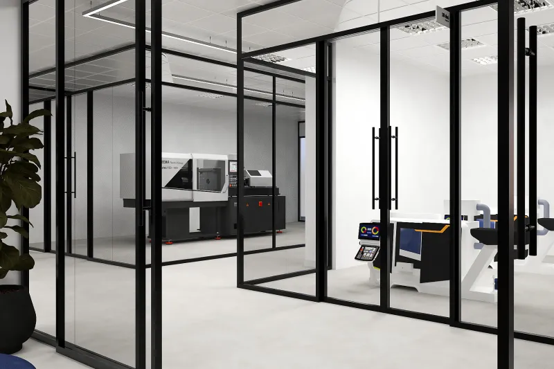 Obras do CT Laser já estão em curso. Foto: Divulgação/FIESC 