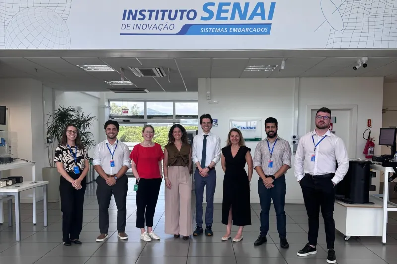 Visita ao Instituto SENAI de Inovação em Sistemas Embarcados. Foto: Divulgação/SENAI