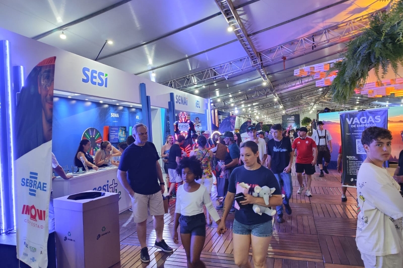 FIESC e ACIC lançam o Pavilhão da Indústria e Serviços em feira de negócios de Caçador