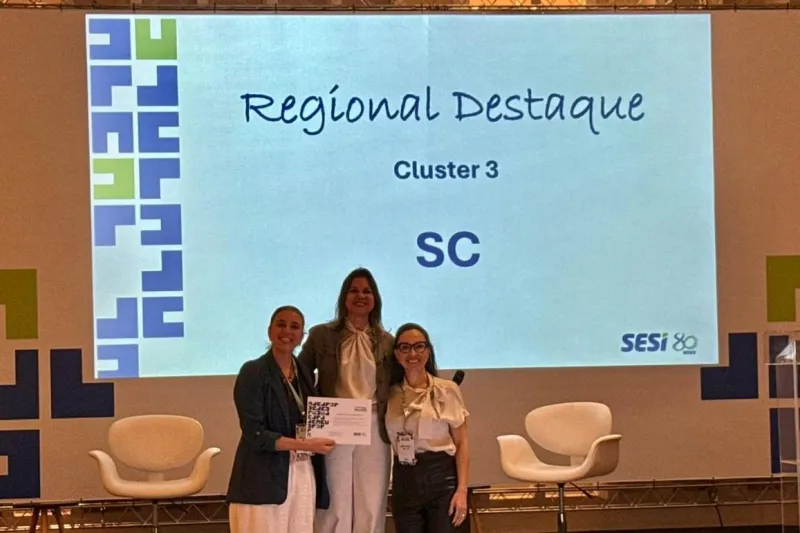 SESI/SC se destacou no grupo com Paraná e Rio Grande do Sul (Divulgação)