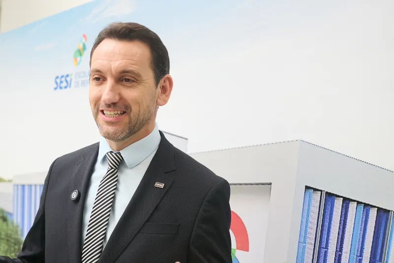 Daniel Tenconi, superintendente do SESI-SC (foto: Dalmo Ouriques)