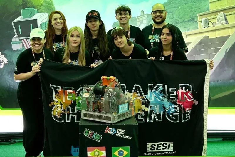 Techmaker, de Blumenau, também conquistou a vaga no nacional da modalidade