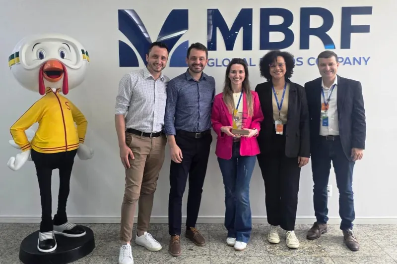 Rede de restaurantes do SESI/SC é eleita melhor fornecedora da MBRF na área de facilities