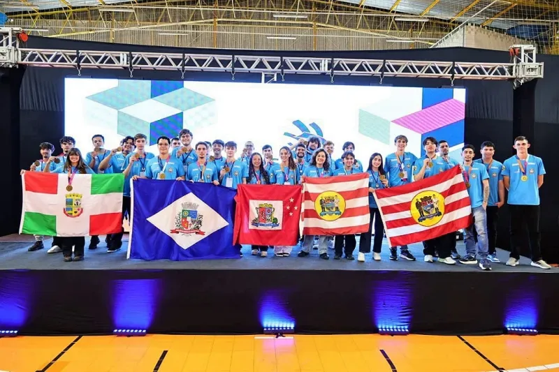 O 2º lugar na ocupação Refrigeração e o 5º lugar em Manutenção Industrial foram as conquistas do Alto Vale na etapa estadual da Worldskills. (Foto: Divulgação SENAI)