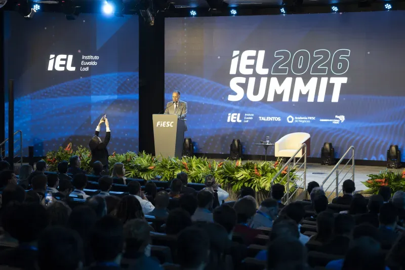 Gilberto Seleme, presidente da FIESC, fez a abertura do IEL Summit 