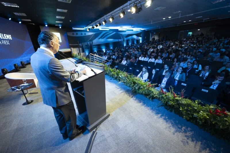 Cerimônia de premiação foi realizada na sede da FIESC, em Florianópolis (Fabricio de Almeida)